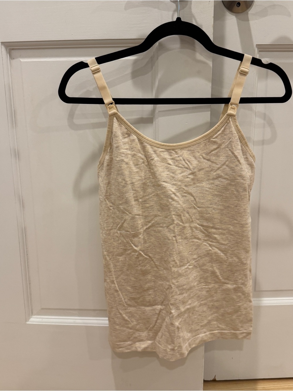 Women’s Beige Nursing Camisole Tank Top kindred bravely